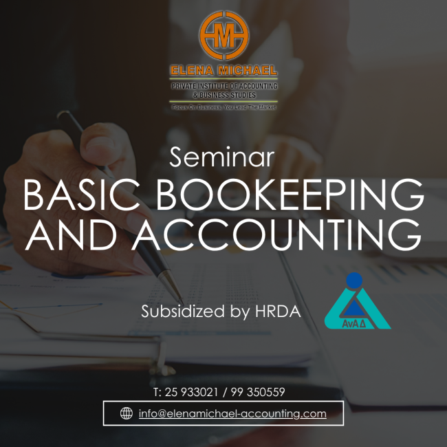 BASIC BOOKEEPING AND ACCOUNTING